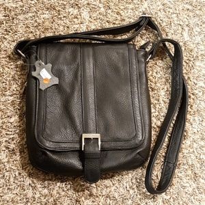 #171.Brand new. Salazar leather crossbody purse.
